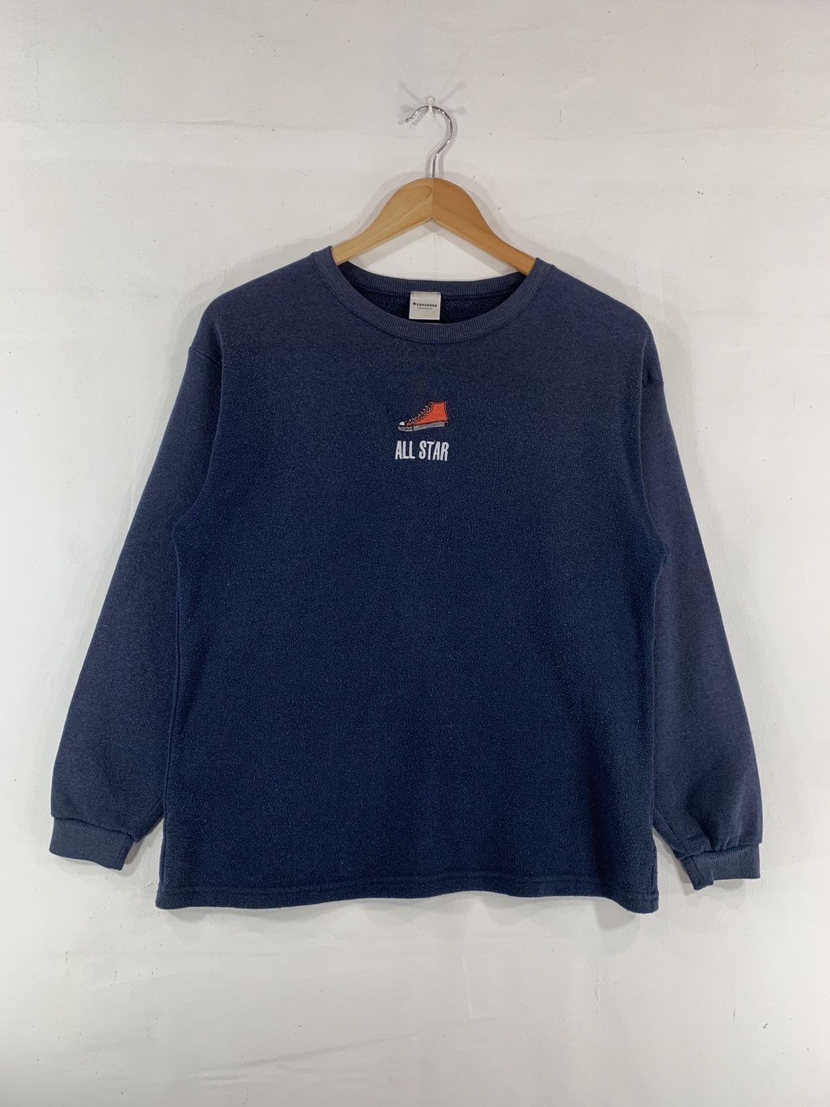 Converse × Vintage Converse All Star Sweatshirt Size US M / EU 48-50 / 2 - 1 Thumbnail