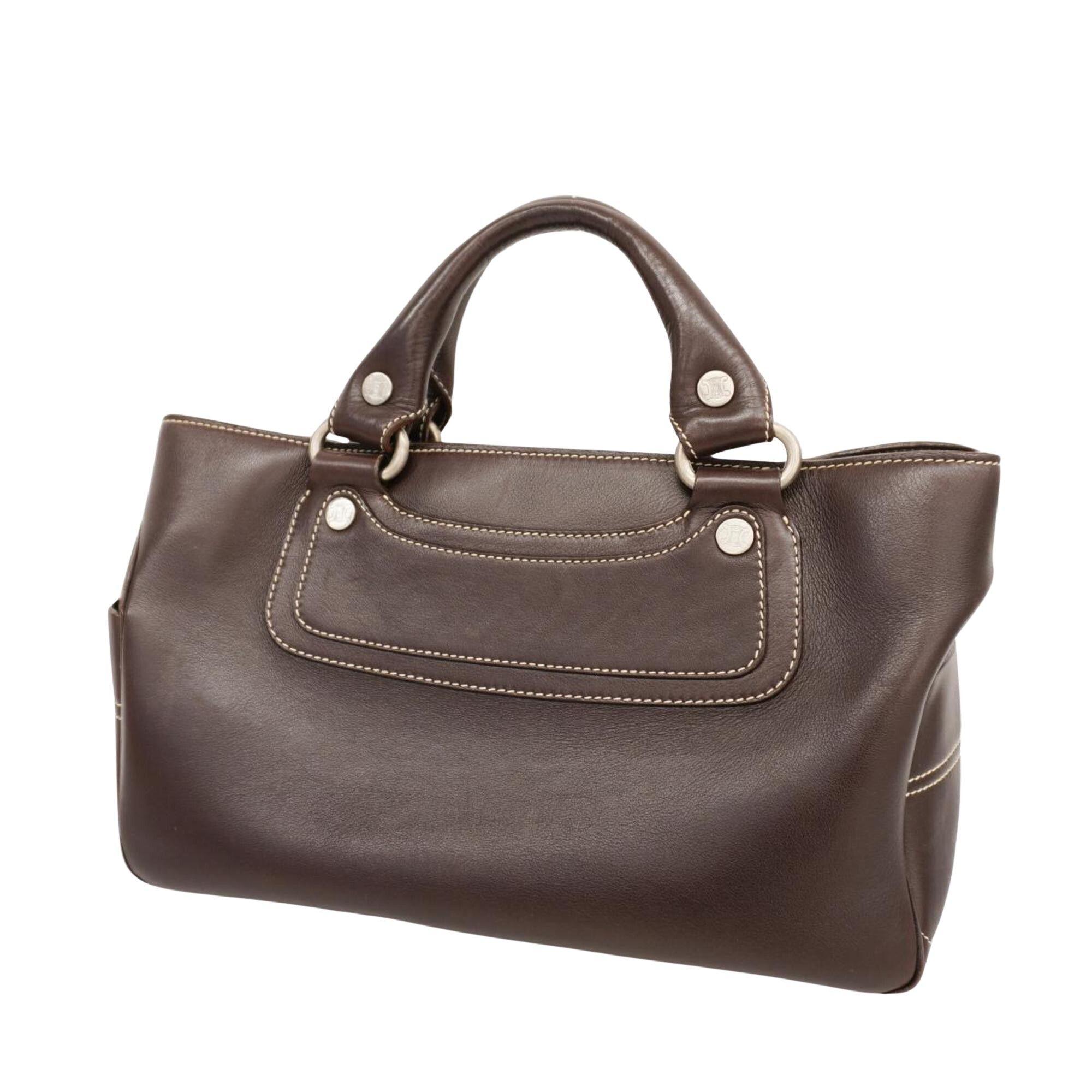 image of Celine Céline Boogie Handbag in Brown, Women's