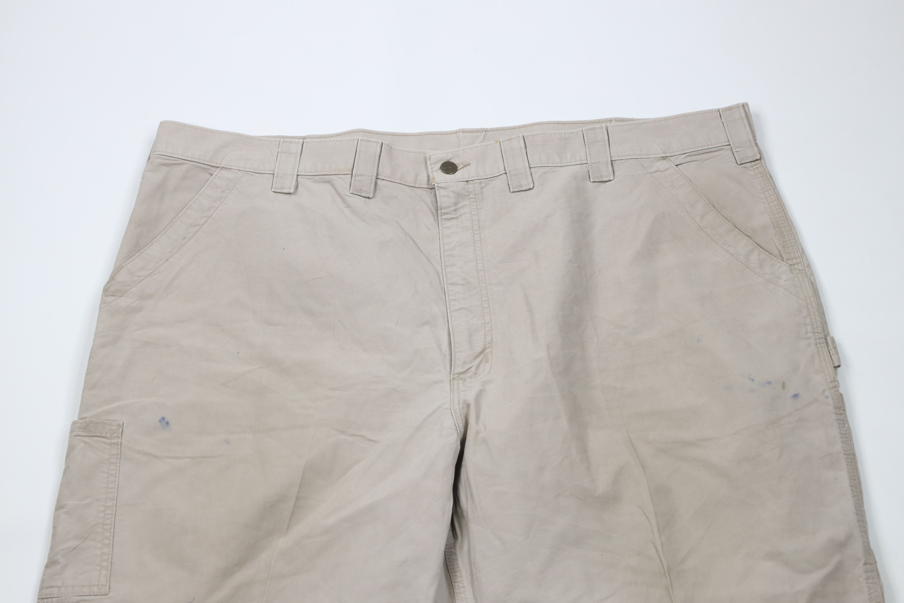 Carhartt × Vintage Vintage Y2K Carhartt Original Fit Wide Leg Pants Khaki Tan Size US 44 / EU 60 - 2 Thumbnail