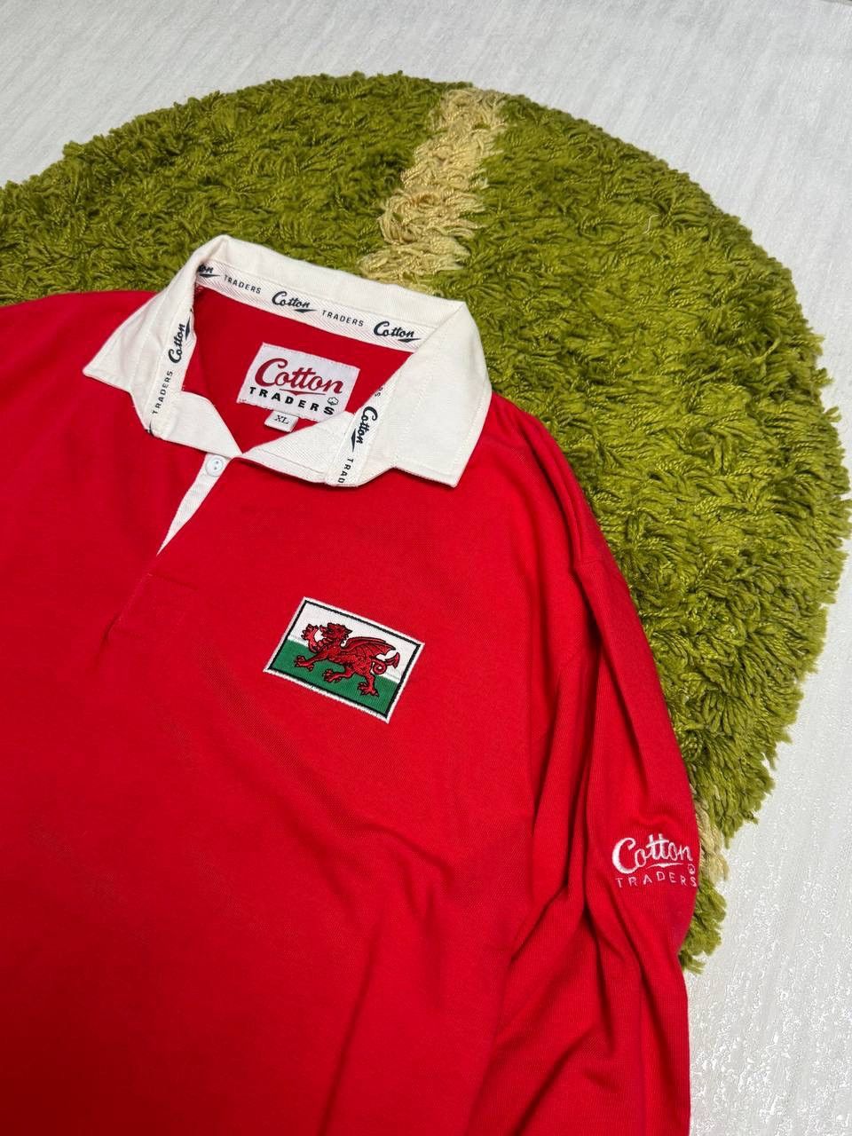 Cotton Traders × Vintage Cotton Traders Wales Rugby Union 1995 Vintage polo shirt Size US XL / EU 56 / 4 - 3 Thumbnail