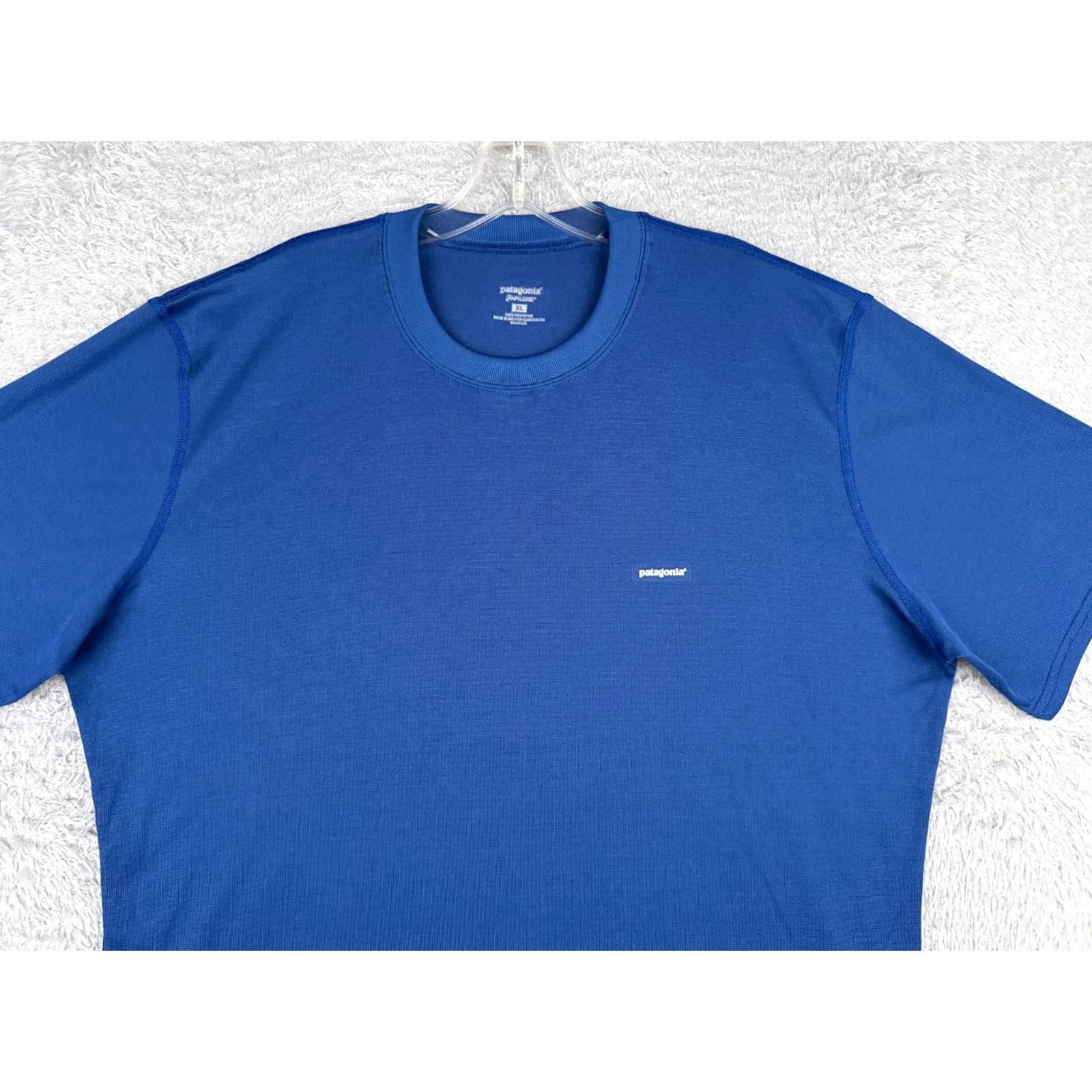 Patagonia Patagonia Shirt Adult XL Blue Capilene Short Sleeve Crew Neck Polyester Shirt Mens XL Blue Capilene Short Sleeve Crew Neck Polyester Size US XL / EU 56 / 4 - 4 Thumbnail