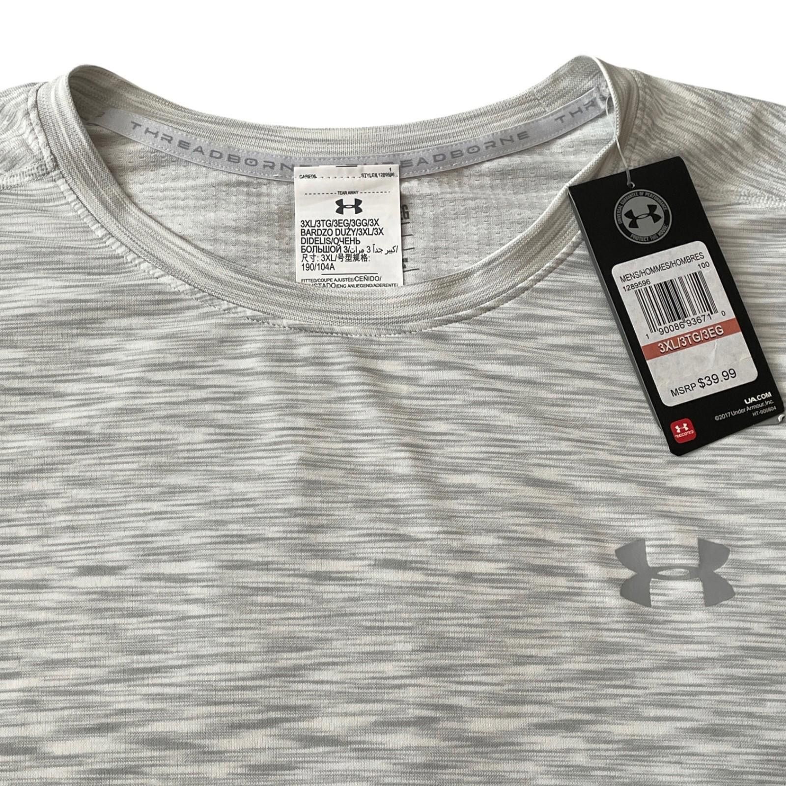 Under Armour Under Armour HeatGear Fitted T-Shirt Mens 3XL NEW WITH TAGS Size US XXL / EU 58 / 5 - 5 Thumbnail