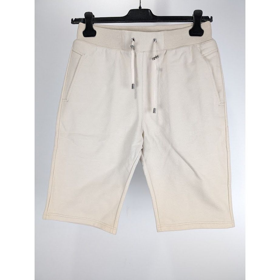 Balmain o1rshd1 B Logo Jogger Short in Beige Size US 32 / EU 48 - 3 Thumbnail
