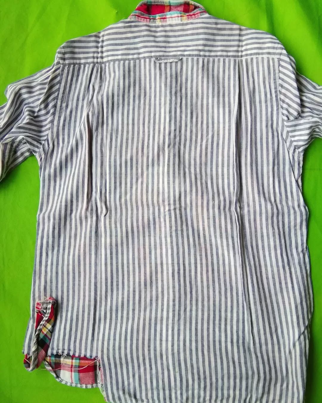 Beams Japan × Beams Plus × Japanese Brand Beams Striped Longsleeve Pocket Shirt Size S / US 4 / IT 40 - 3 Thumbnail