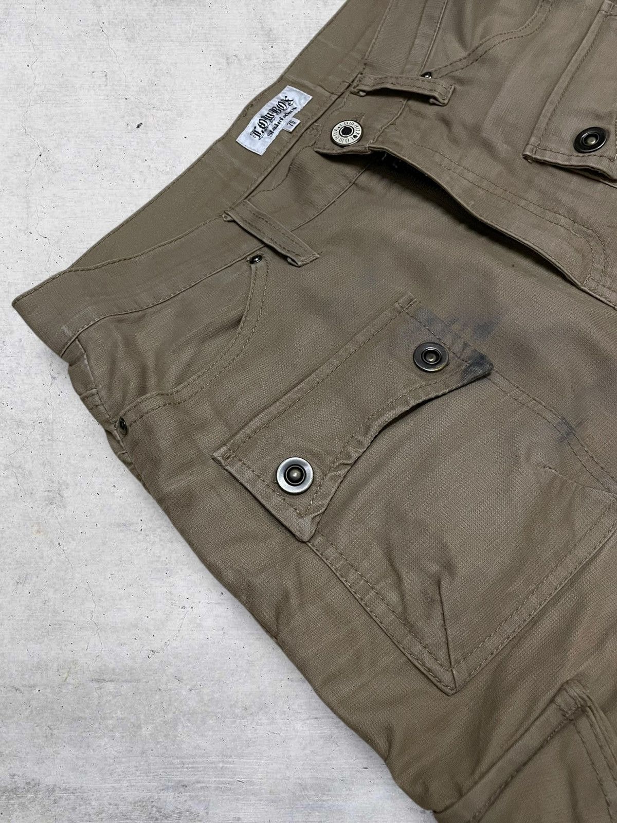 LOWBOX VINTAGE LOWBOX JAPAN DESIGNER 90S ARCHIVE BONDAGE PUNK PANT Size US 31 - 9 Thumbnail