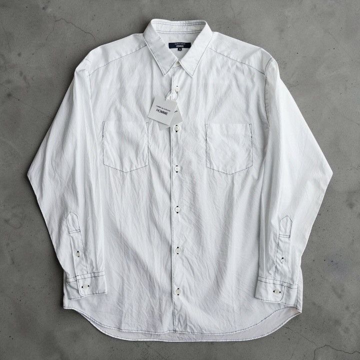 Comme des Garcons Homme NWT 25AW COMME des GARCONS HOMME Regular Collar Shirt S Size US S / EU 44-46 / 1 - 1 Thumbnail