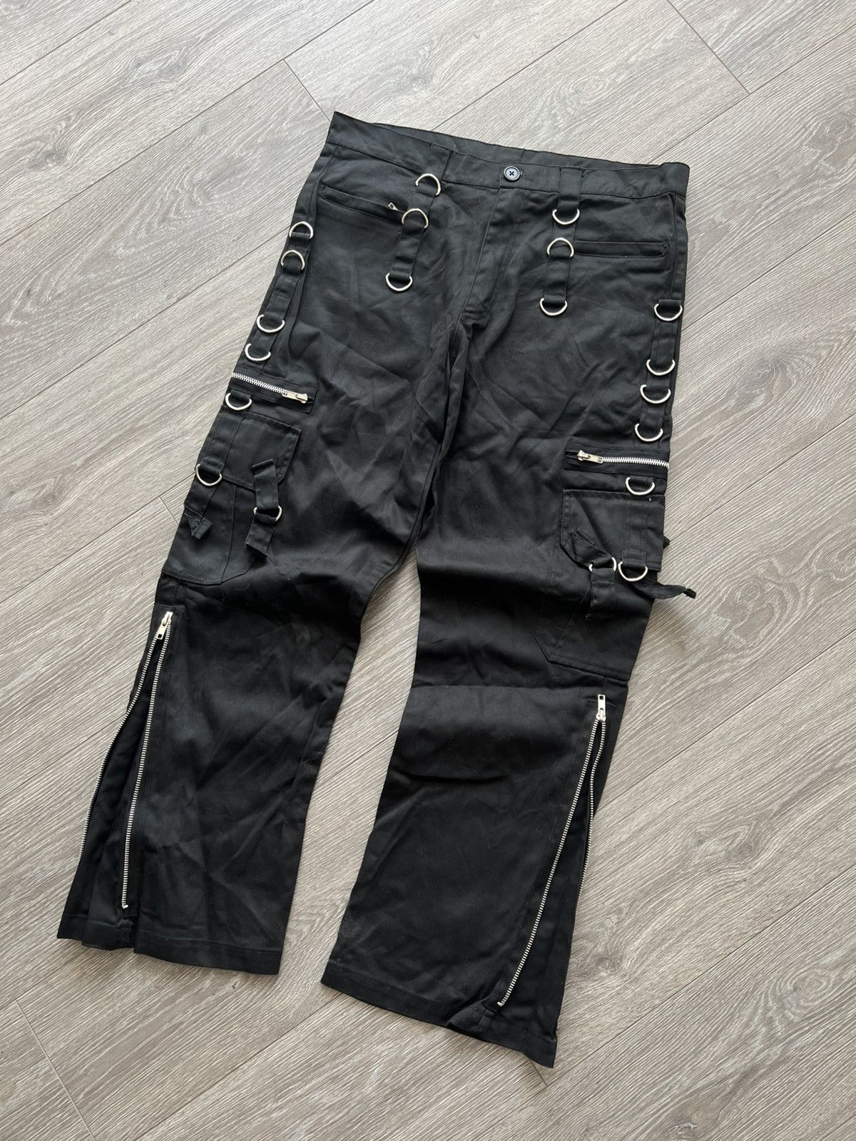 Japanese Brand Vintage Avant Garde Pants Y2K Bondage Gothic Size US 32 / EU 48 - 3 Thumbnail