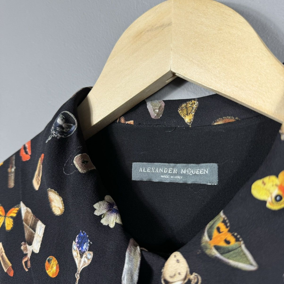 Alexander McQueen Alexander McQueen Obsession Long-sleeve Silk Dress Size XS / US 0-2 / IT 36-38 - 3 Thumbnail