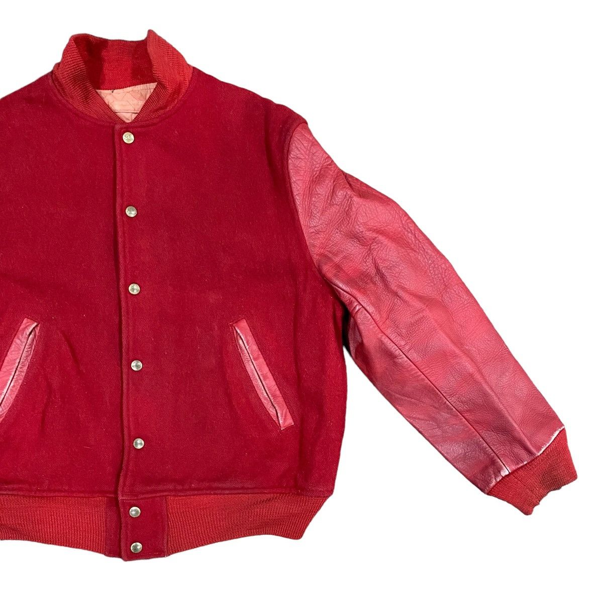 Karl Helmut Rare KARL HELMUT Varsity Leather Jacket Size US L / EU 52-54 / 3 - 5 Thumbnail