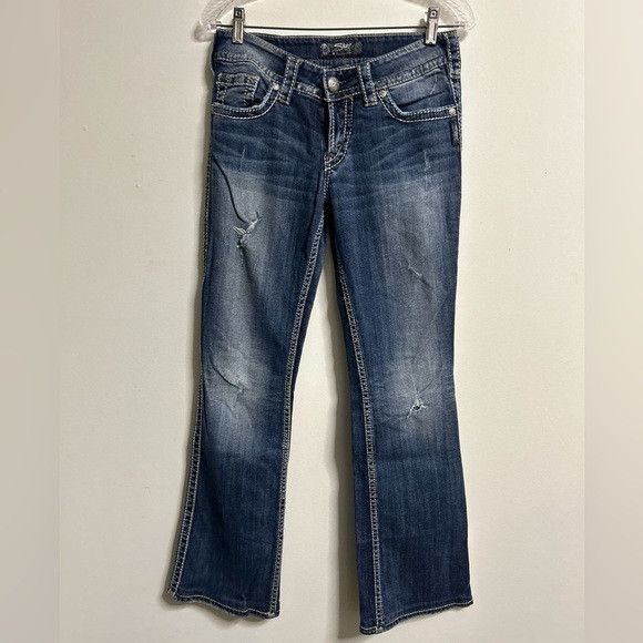 Silver Jeans Co. Silver Jeans Suki Surplus Size 27" / US 4 / IT 40 - 1 Thumbnail