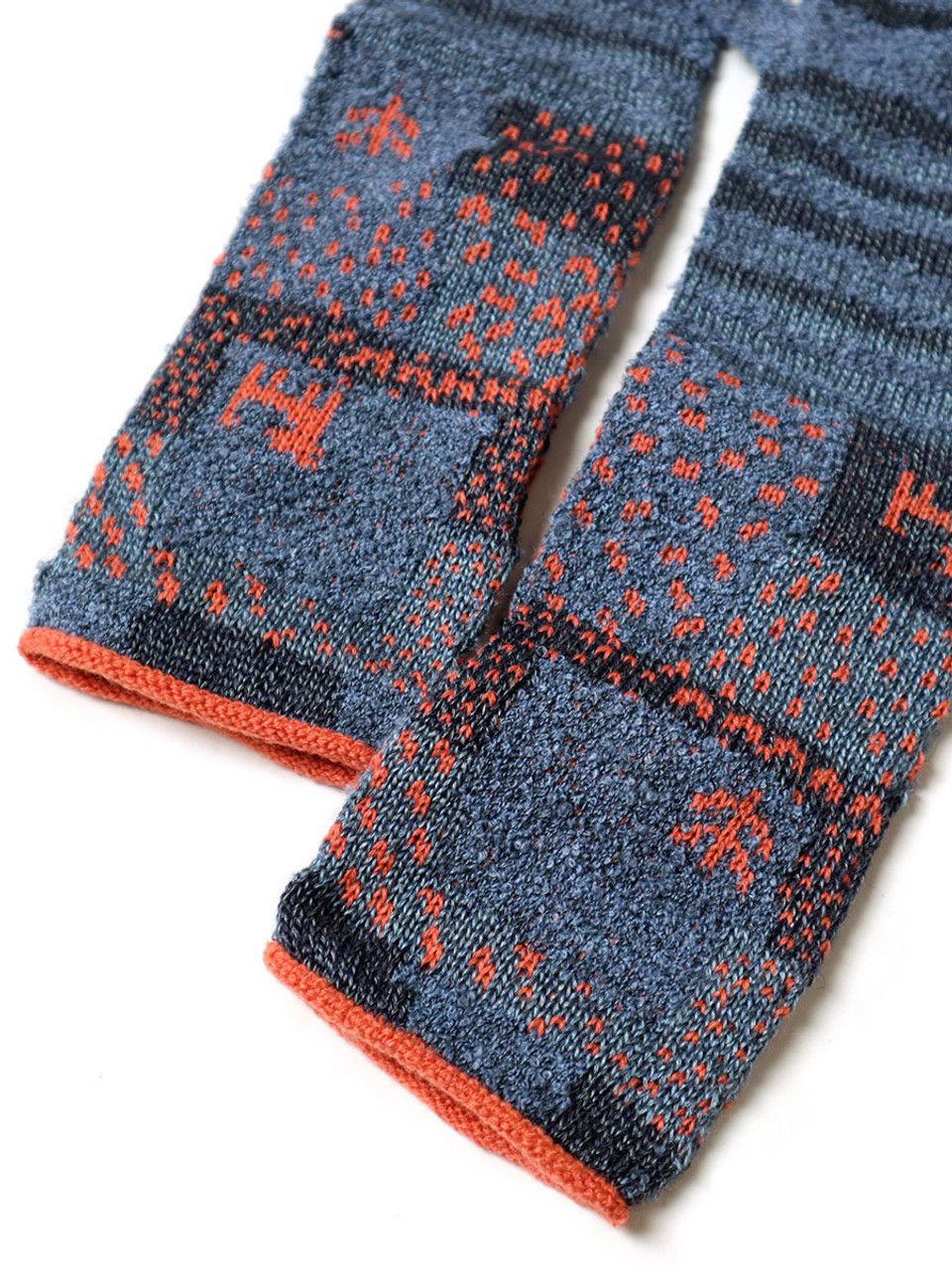 Kapital KAPITAL GABBEH PATCHWORK 2-WAY MITTENS BLUE OS NEW Size ONE SIZE - 8 Thumbnail
