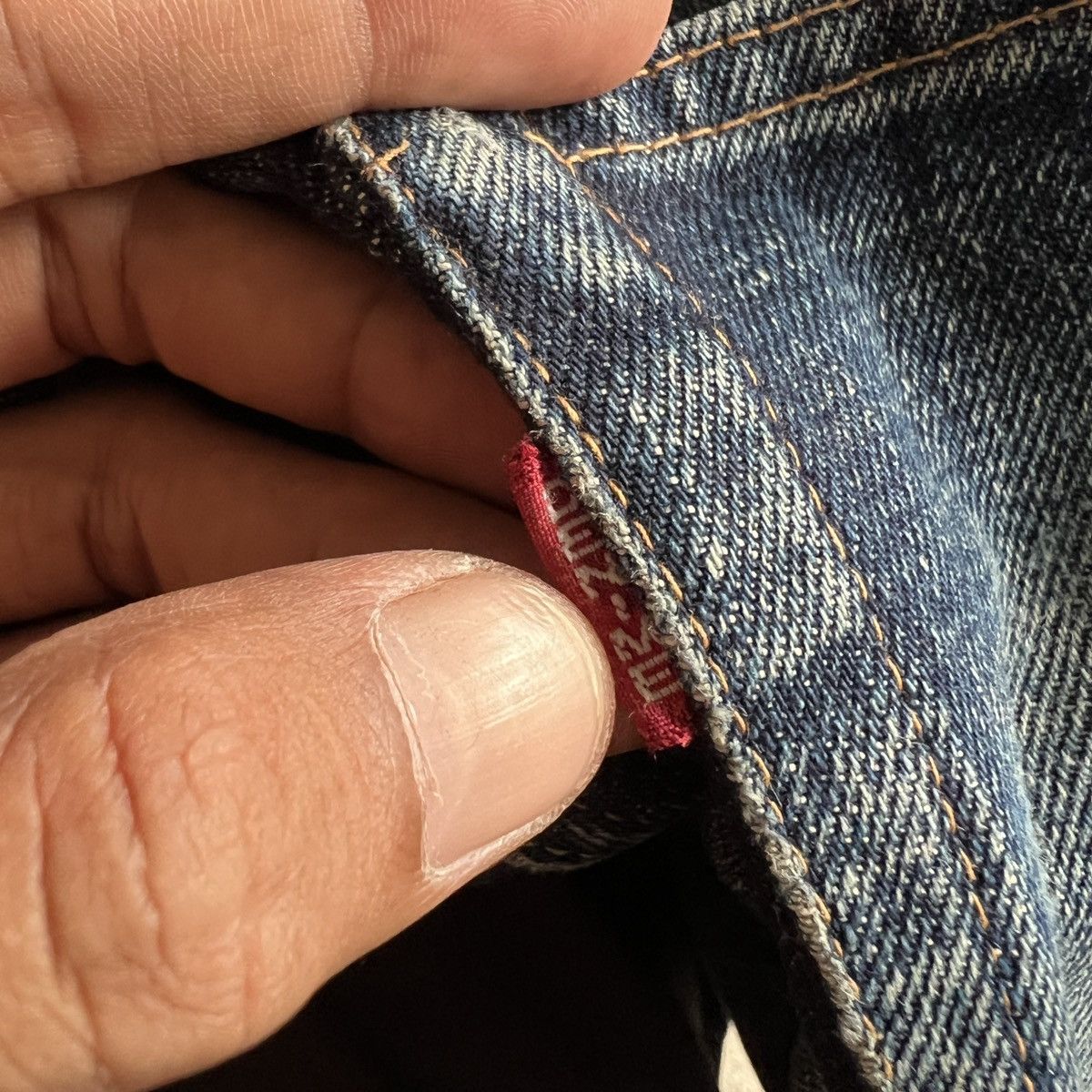 Denime 🔥 Denime Authentic Lot 669 Selvedge Hidden Rivet Denim Jeans Size US 30 / EU 46 - 24 Thumbnail