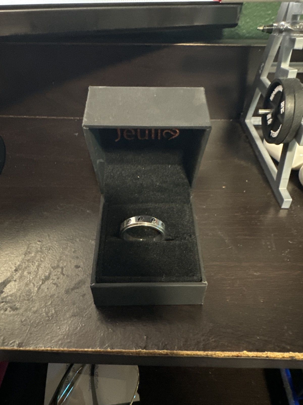 Jewelry × Vintage Stainless steel yin yang spinner ring Size ONE SIZE - 2 Thumbnail