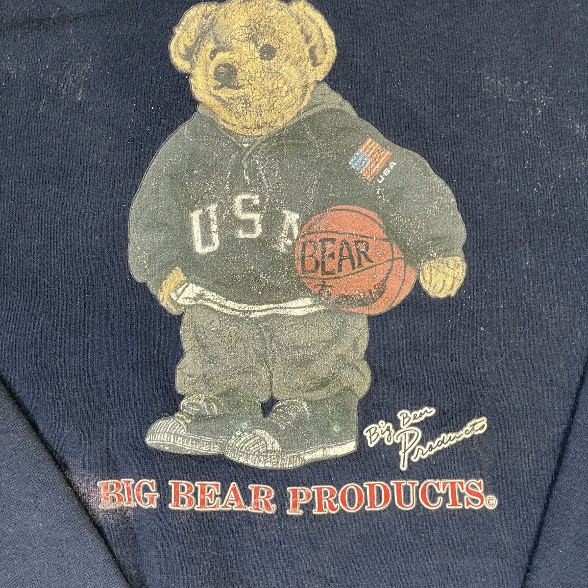 NBA Vintage USA Big Bear Products Sweatshirt Size US L / EU 52-54 / 3 - 4 Thumbnail