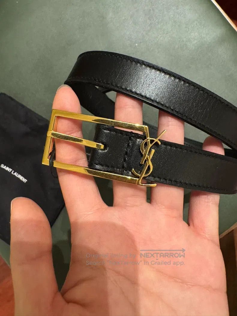 Saint Laurent Paris Saint Laurent Paris size 70 Belt Size ONE SIZE - 2 Thumbnail