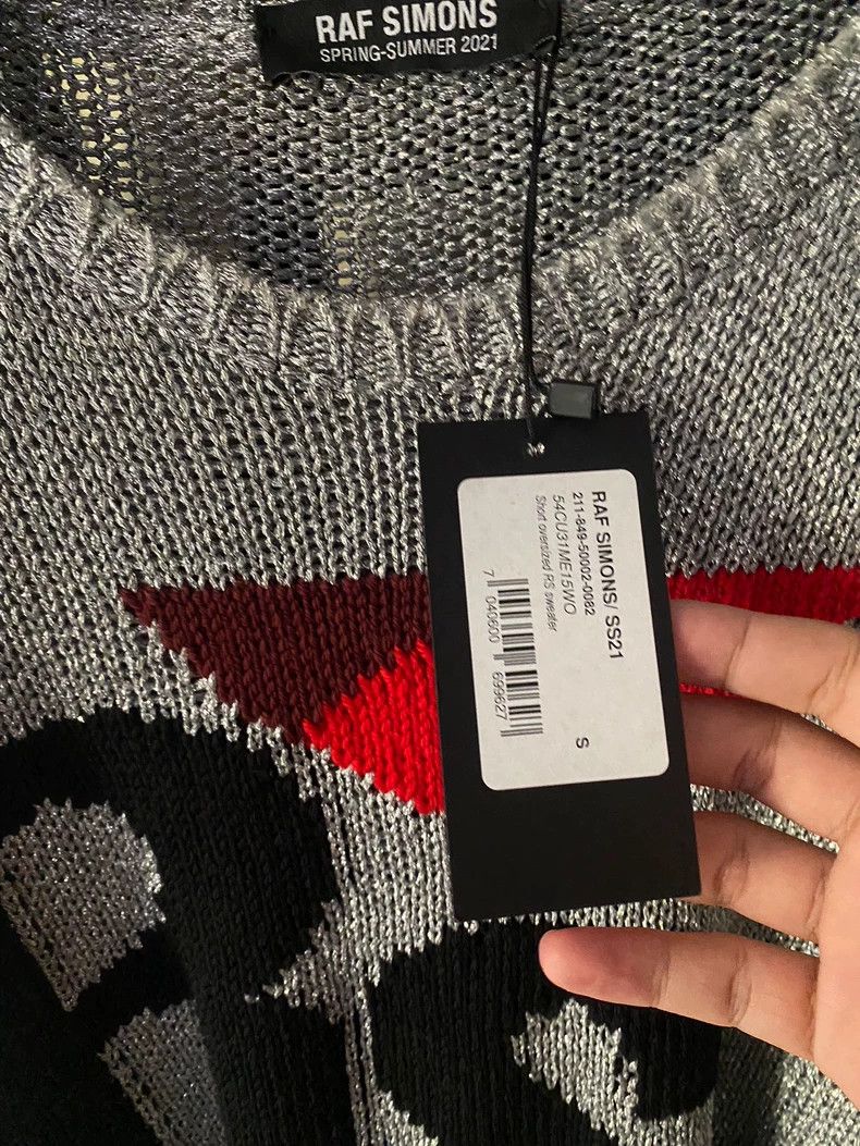 Raf Simons Raf Simons Silver Glitter Sweater 2504-Nextarrow Size US S / EU 44-46 / 1 - 2 Thumbnail