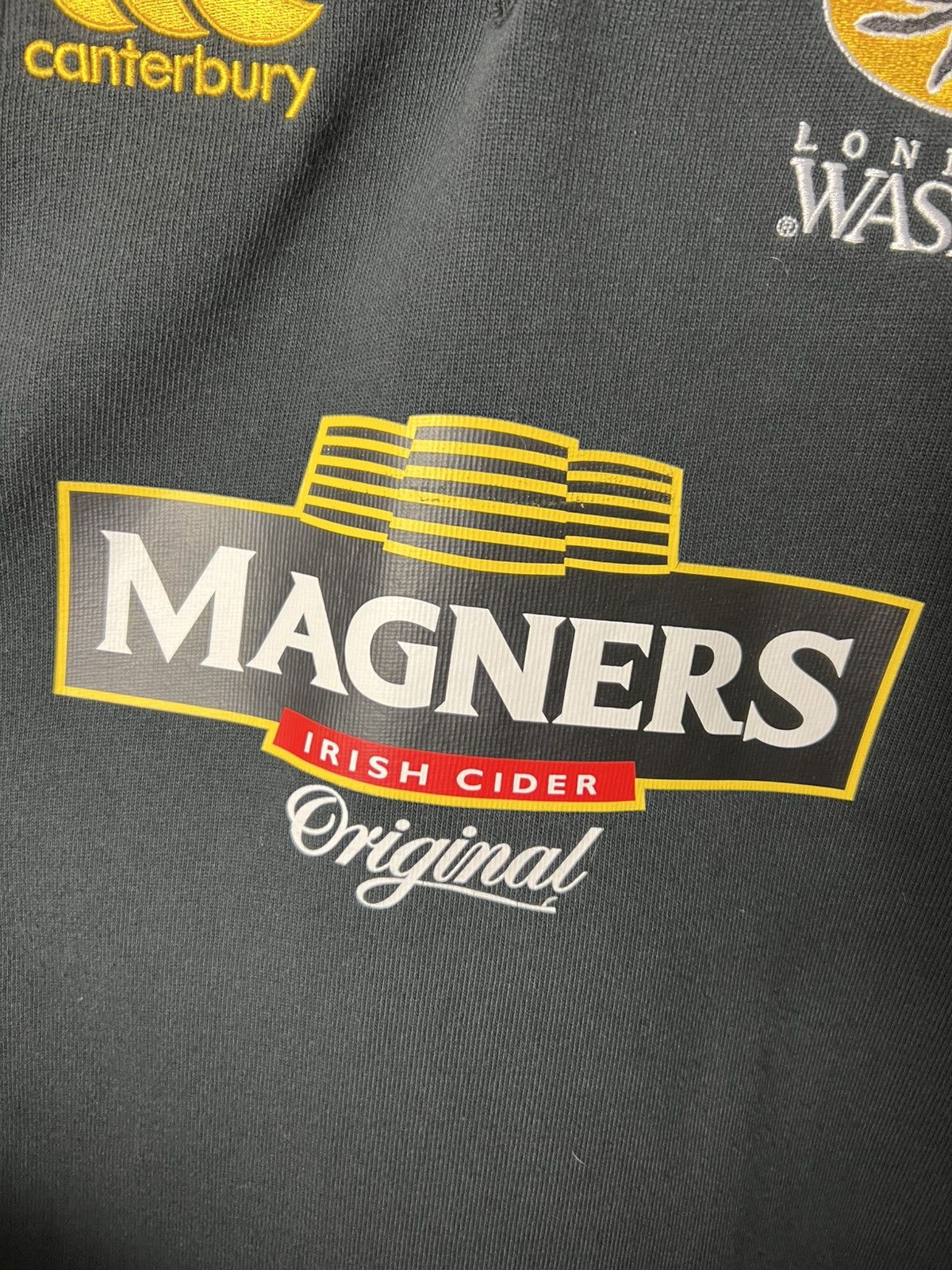 Canterbury of New Zealand Vintage Canterbury Wasps London Rugby Union Jersey Size L Size US L / EU 52-54 / 3 - 7 Thumbnail