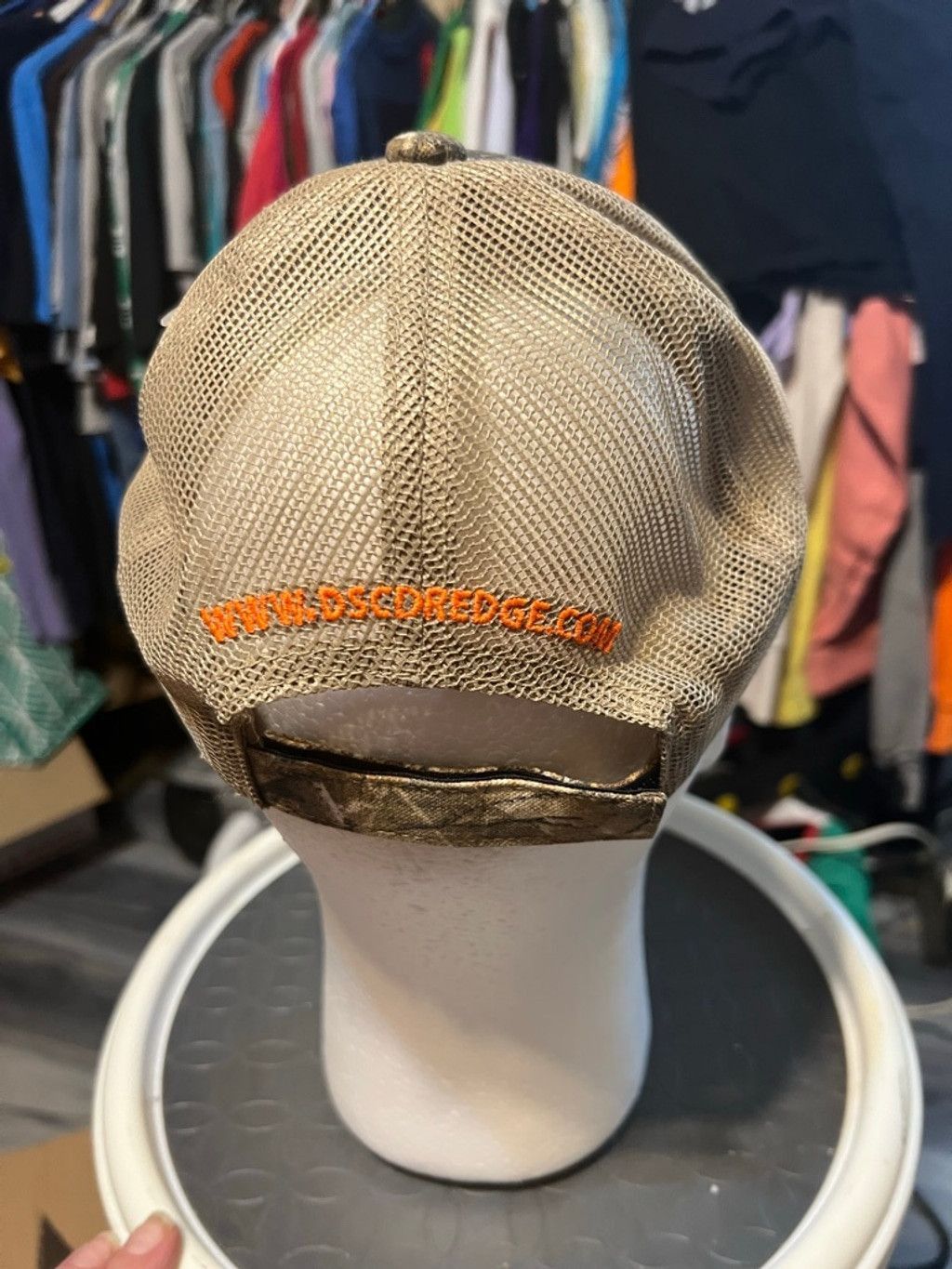 Other Unisex Bretmor Headwear Camo Trucker Hat Tan/Green One Size Size ONE SIZE - 3 Thumbnail