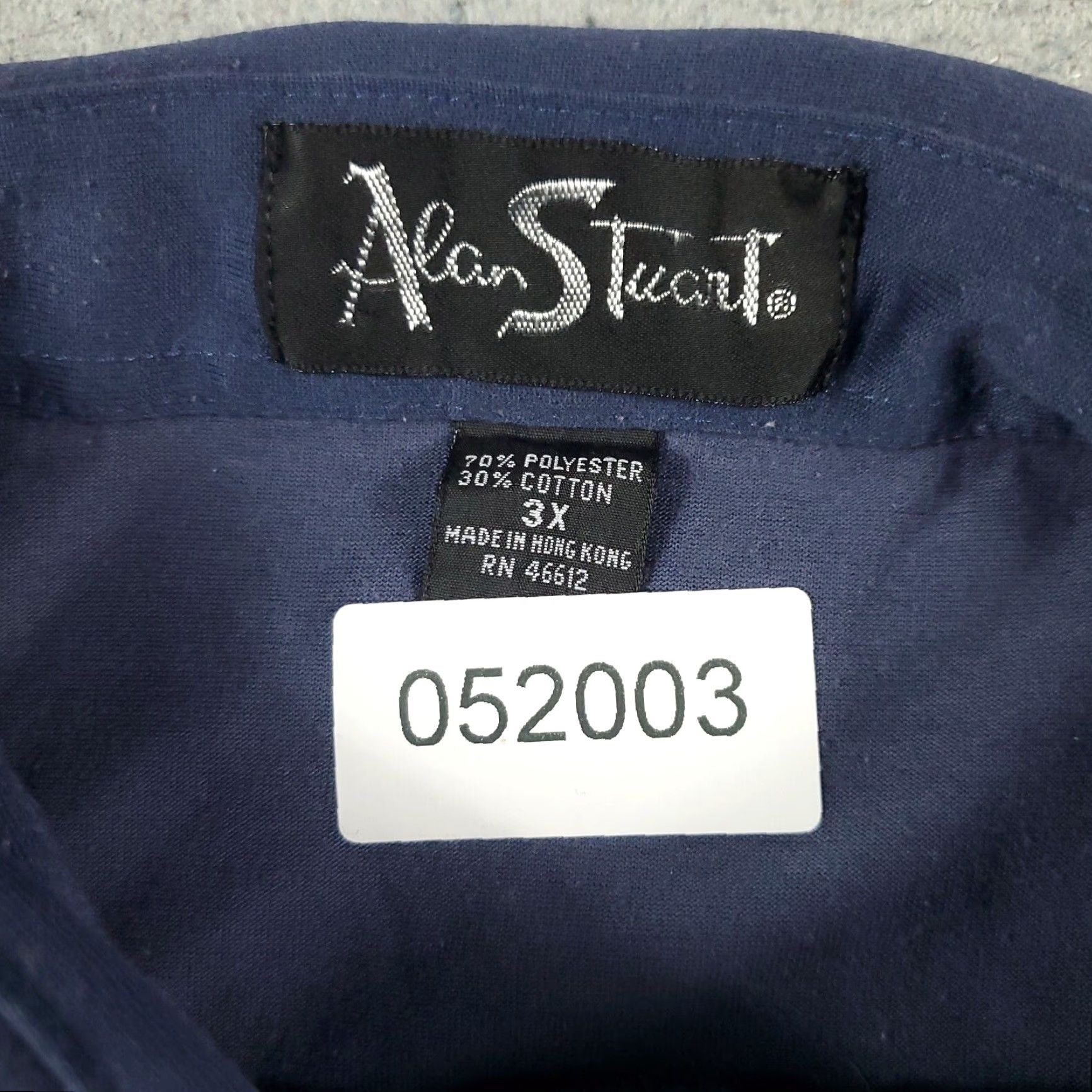 Vintage VINTAGE Alan Stuart Polo Shirt Mens 3X Blue Casual Short Sleeve Polo Shirt Mens 3X Blue Vintage Classic Logo Size US XXL / EU 58 / 5 - 6 Thumbnail