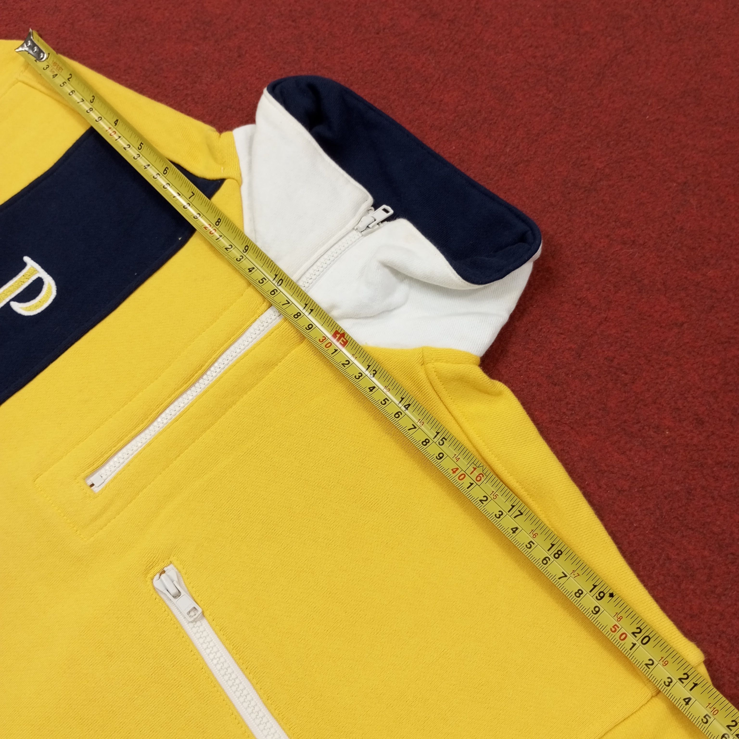Vintage Polo Club Half Zipper Sweatshirt c241n8 Size US M / EU 48-50 / 2 - 8 Thumbnail