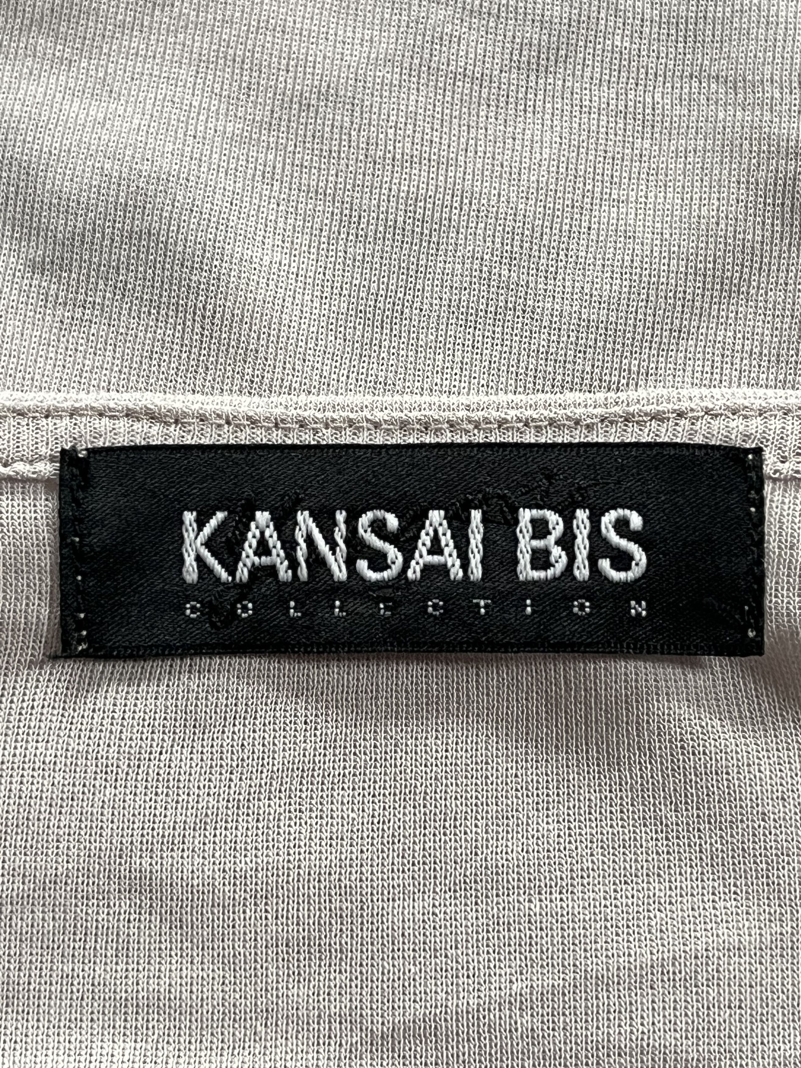 Kansai Yamamoto Kansai Bis Cut and Sew Pocket Stretch Short Sleeve Size M / US 6-8 / IT 42-44 - 4 Thumbnail
