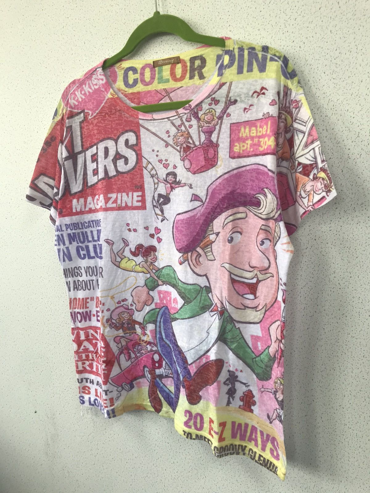 Japanese Brand DeComp Cartoon Full Printed Shirt Size US M / EU 48-50 / 2 - 4 Thumbnail