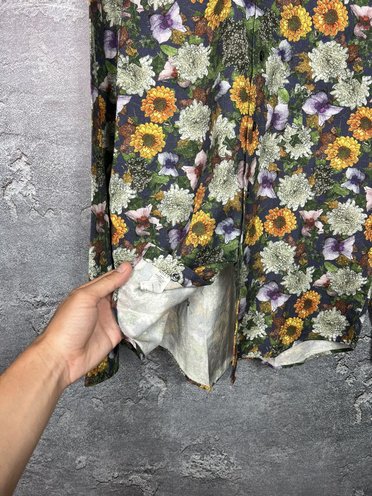 Eton Eton Flower Floral Print Button-up Shirt Size US M / EU 48-50 / 2 - 5 Thumbnail