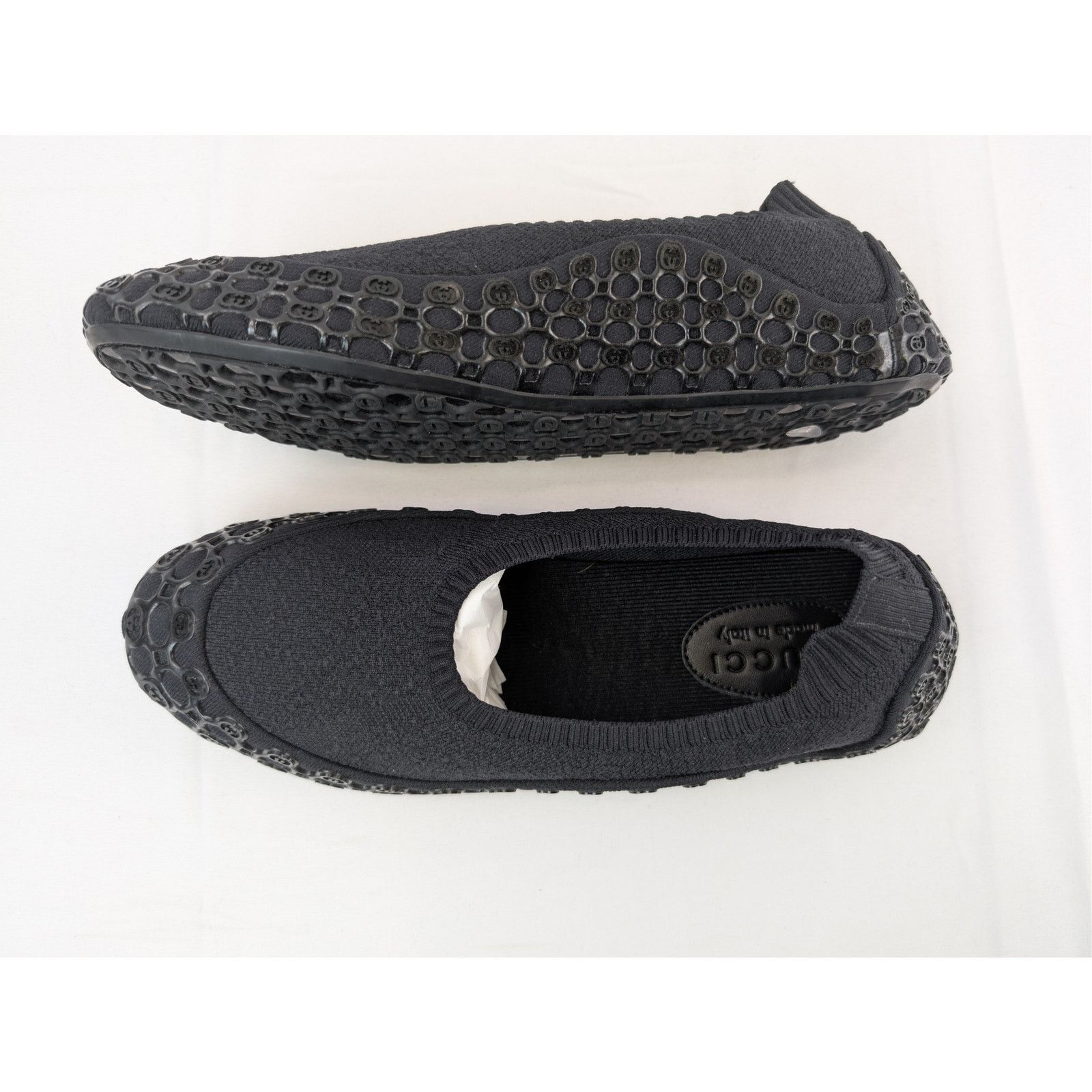 Gucci o1rshd1 Elastic Fabric slip-ons Shoes in Black Size US 10 / EU 43 - 13 Thumbnail