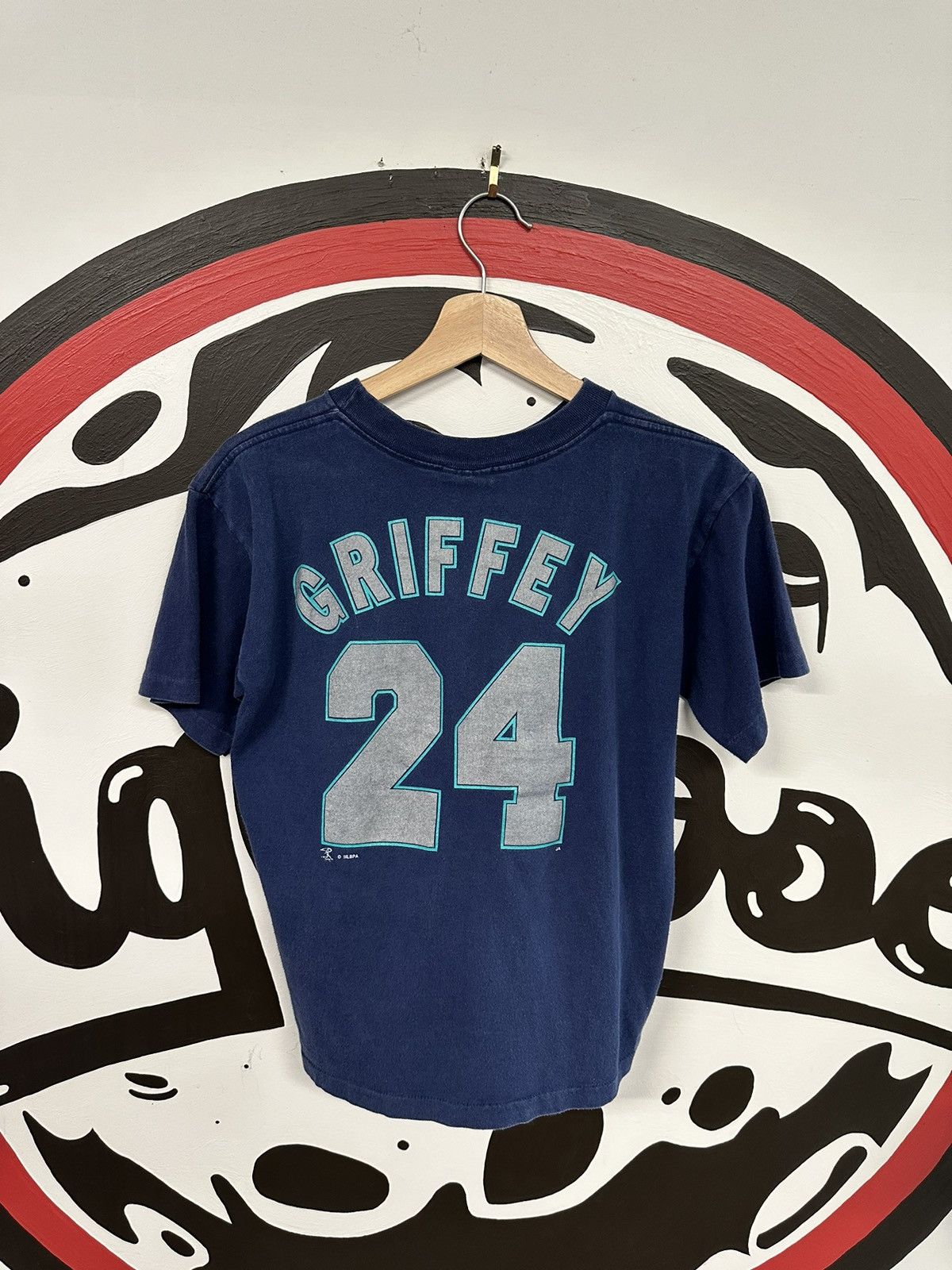 MLB × Vintage Vintage 90s Seattle Mariners Ken Griffey Jr T-Shirt Size S / US 4 / IT 40 - 2 Thumbnail
