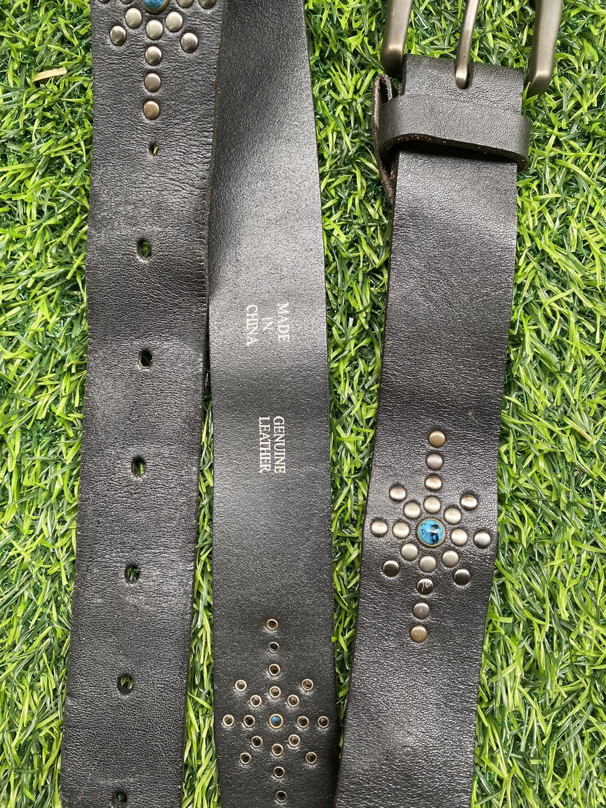 Seditionaries Vintage MADE GENUINE LEATHER PUNK ROCK Belt nice design Size ONE SIZE - 10 Thumbnail