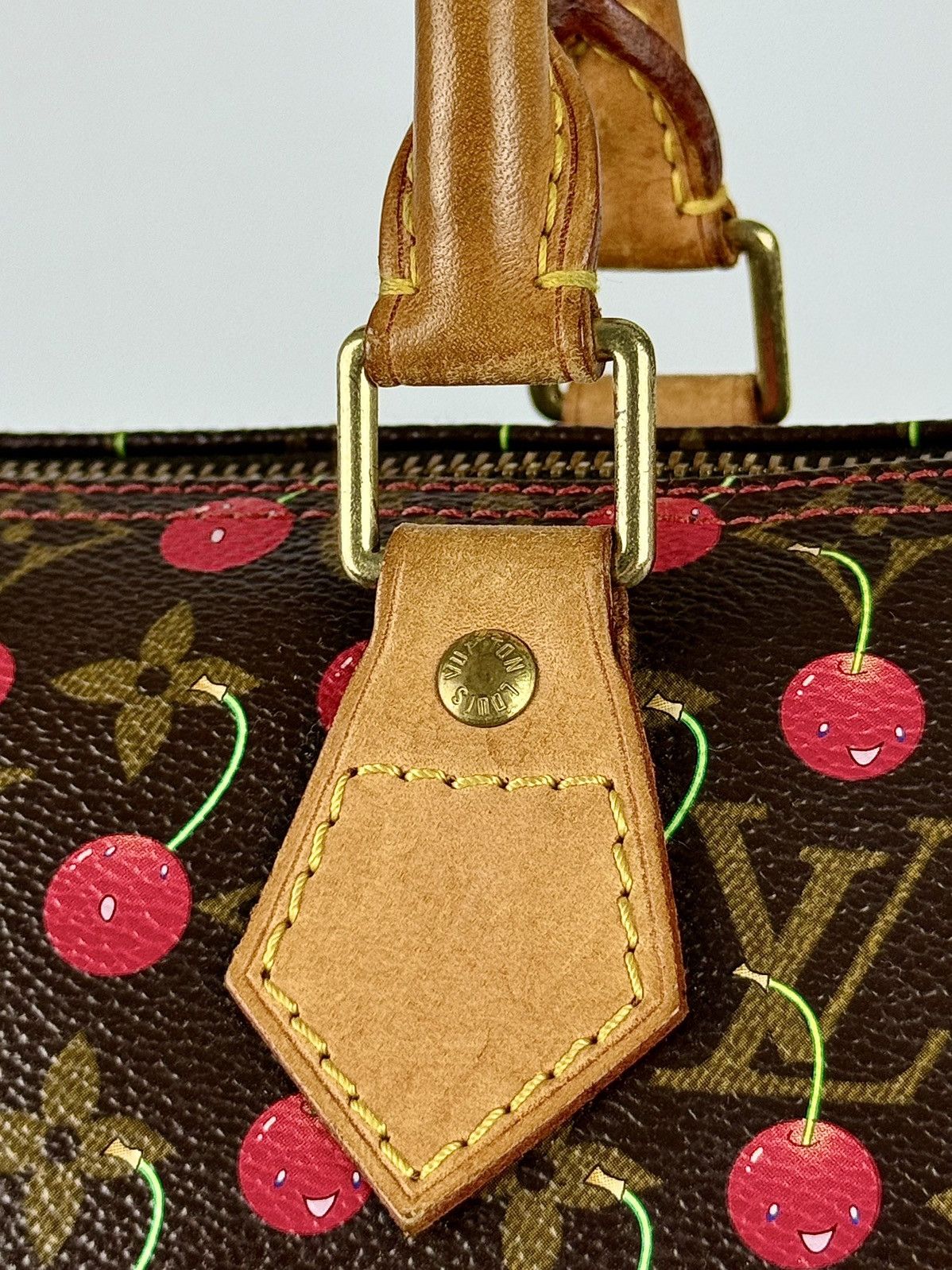 Louis Vuitton × Takashi Murakami Louis Vuitton - Takashi Murakami - SS2005 -Cerises Speedy 25 Size ONE SIZE - 5 Thumbnail