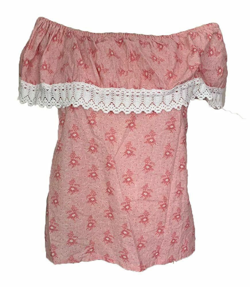 Designer Pre Owned Pink Hand Made Blouse M Size M / US 6-8 / IT 42-44 - 1 Thumbnail