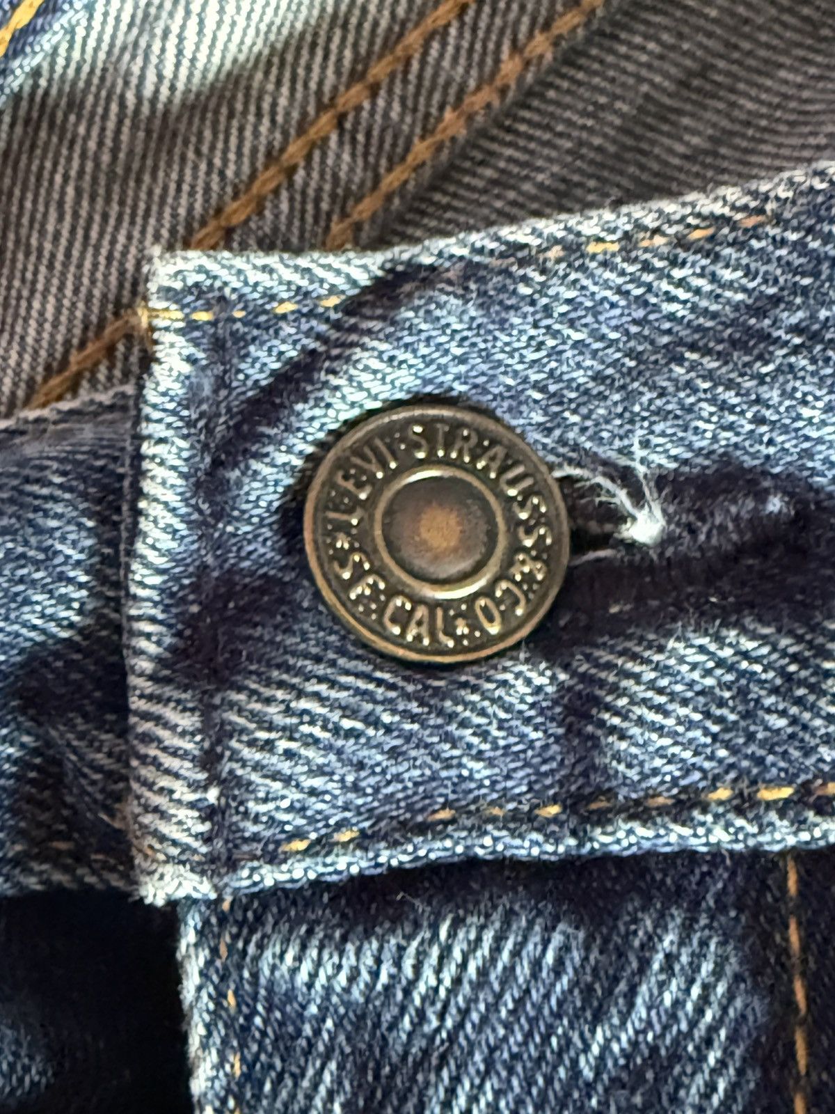 Levi's × TAION × Vintage Vintage LEVIS Big E 646 Flared Bootcut Talon Zipper Jeans Size US 30 / EU 46 - 17 Thumbnail