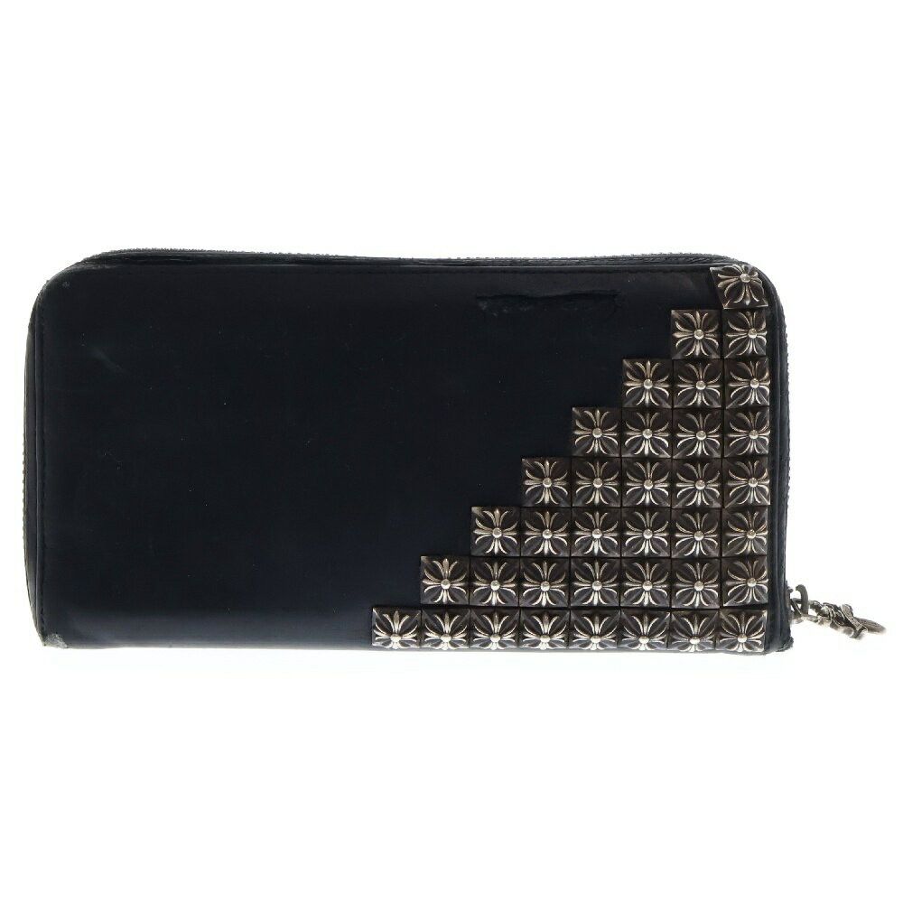 Chrome Hearts Chrome Hearts 3 Side Zip Pyramid Stud Wallet