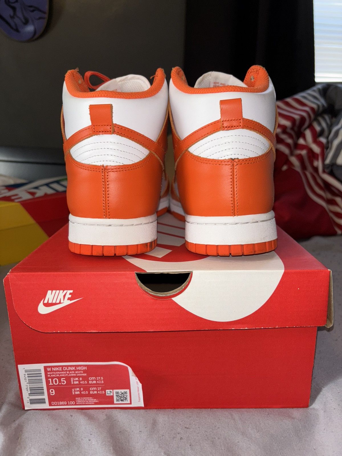 Nike Nike Dunk High Syracuse (Orange) Size US 9 / EU 42 - 6 Thumbnail