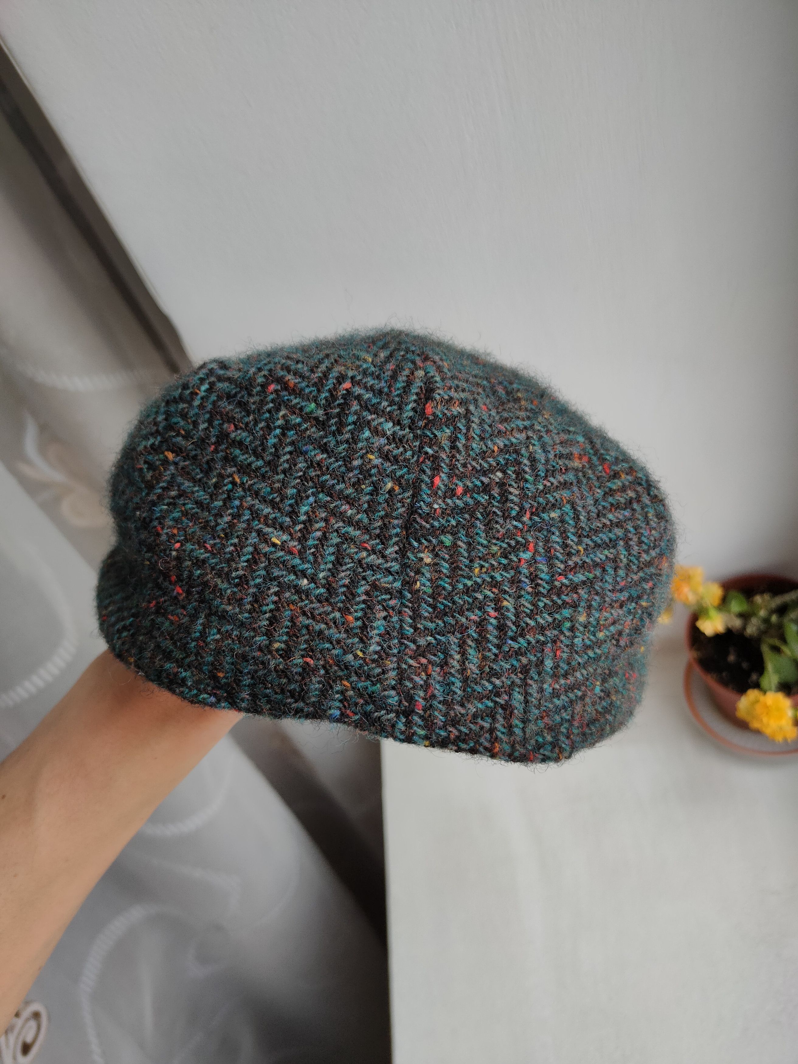Harris Tweed Vintage Mizen Wool Flat Cap Hat Ireland Tweed Peaky Blinders Size ONE SIZE - 6 Thumbnail