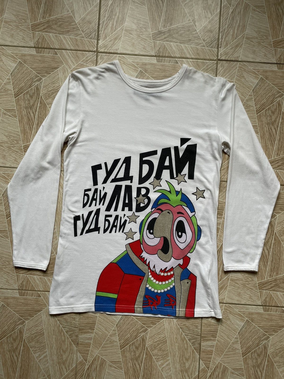 Denis Simachev × Japanese Brand Denis Simachev Avant Garde Designer Long Sleeve Goodbye Love Size US L / EU 52-54 / 3 - 1 Thumbnail