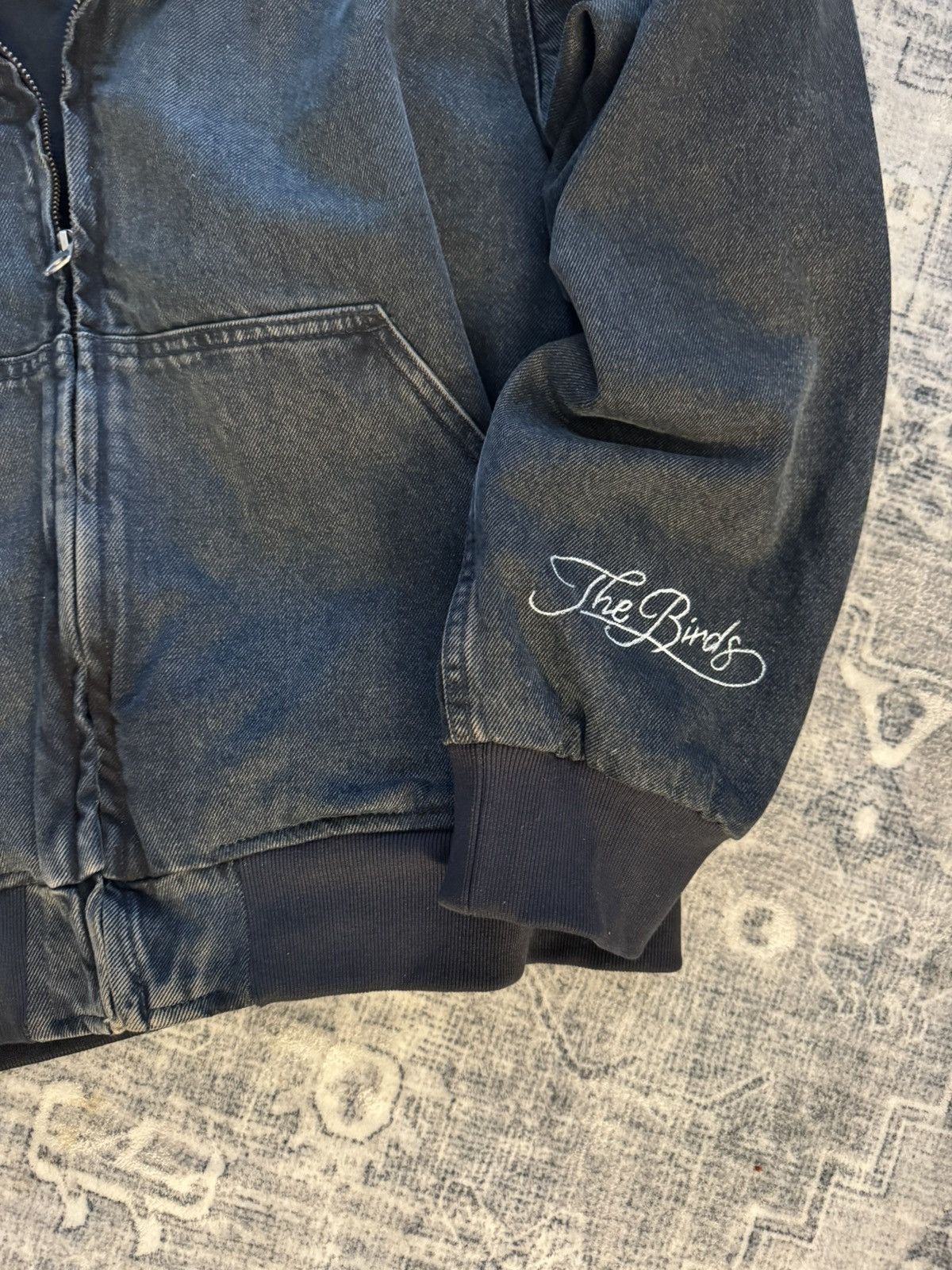 Other Custom “The Birds” Denim Work Jacket Size US M / EU 48-50 / 2 - 6 Thumbnail