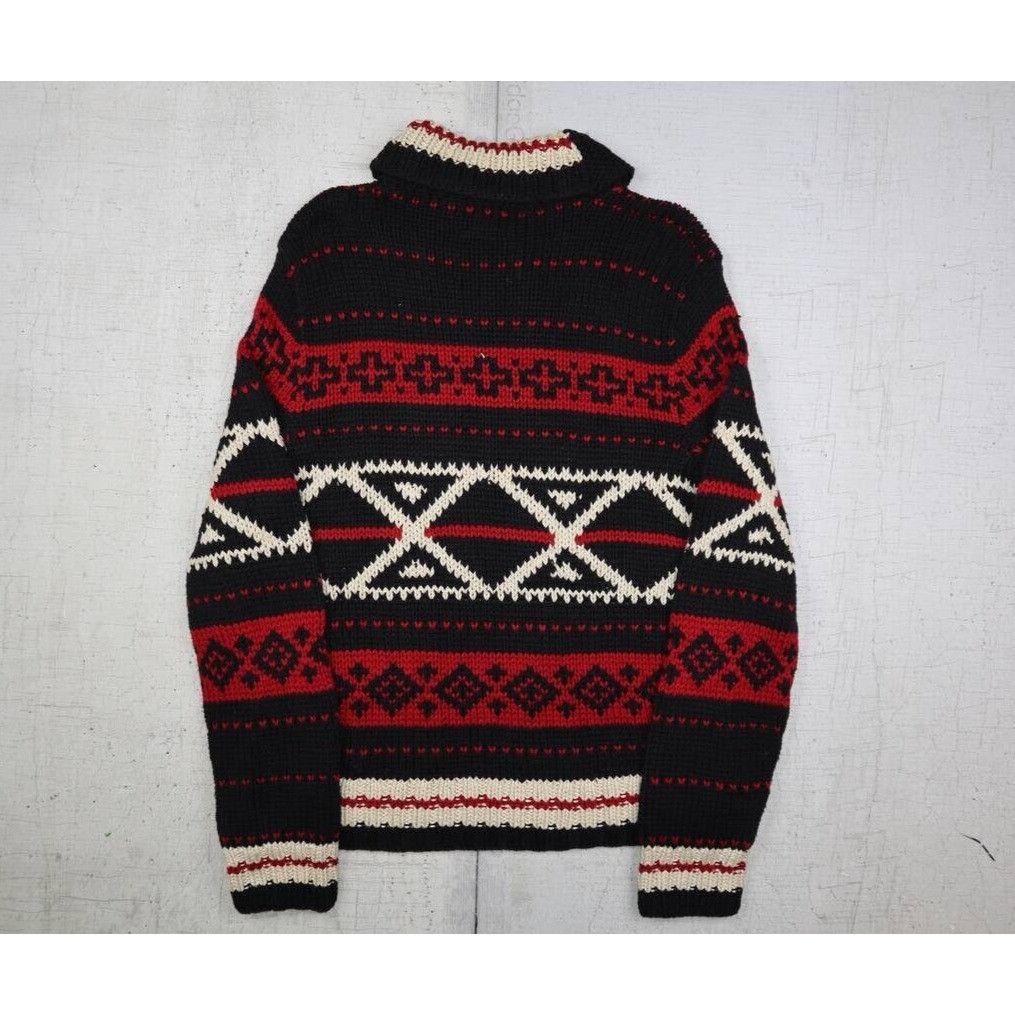 Polo Ralph Lauren VTG Polo Ralph Lauren Concho Button Shawl Collar Aztec Wool Size US XL / EU 56 / 4 - 3 Thumbnail