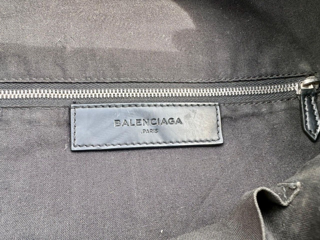 Balenciaga Authentic Balenciaga Canvas Logo Backpack Size ONE SIZE - 4 Thumbnail