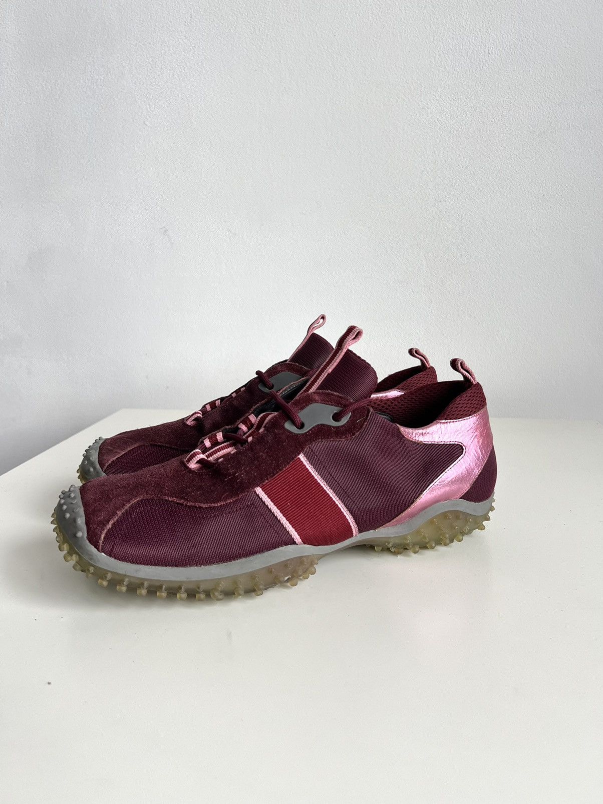 Miu Miu 🔥Iconic F/W99 MiuMiu Square Toe Bubble/Spike Sole Sneakers Size US 10 / IT 40 - 4 Thumbnail