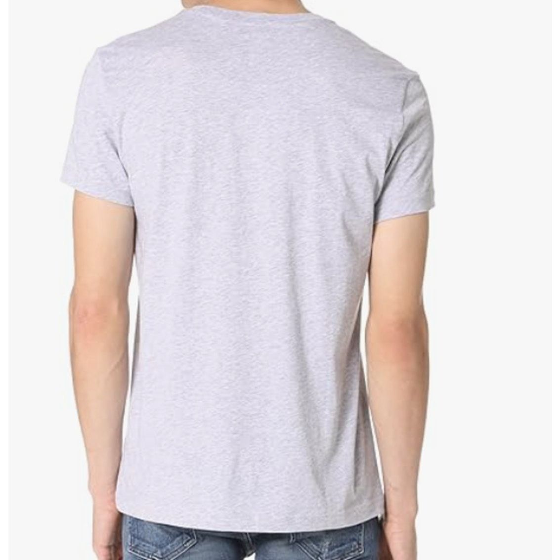 Lacoste Lacoste Men's Short Sleeve Jersey Crewneck T-Shirt Grey XL Size US XL / EU 56 / 4 - 2 Thumbnail