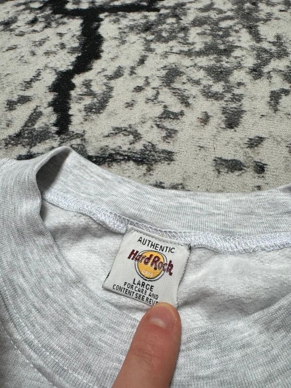 Hard Rock Cafe Vintage Hard Rock Cafe Cairo crewneck sweatshirt L gray Size US L / EU 52-54 / 3 - 5 Thumbnail