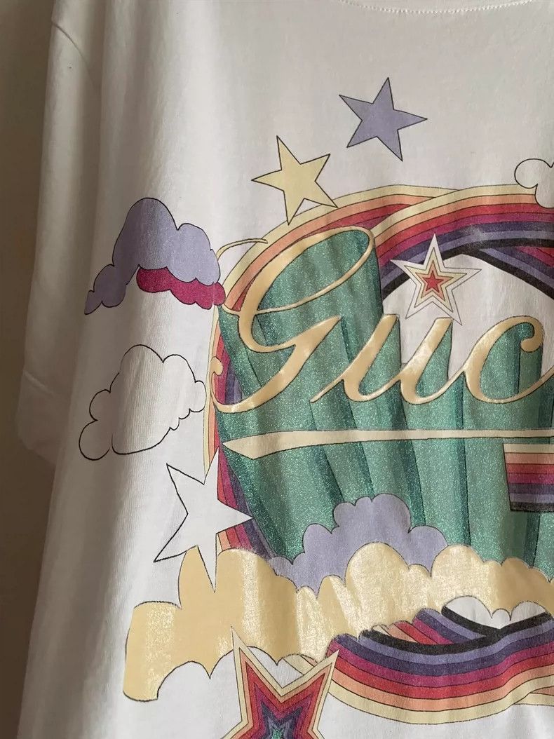 Gucci Gucci Colorful Short Sleeve TShirt M Size-2505 Size US M / EU 48-50 / 2 - 5 Thumbnail
