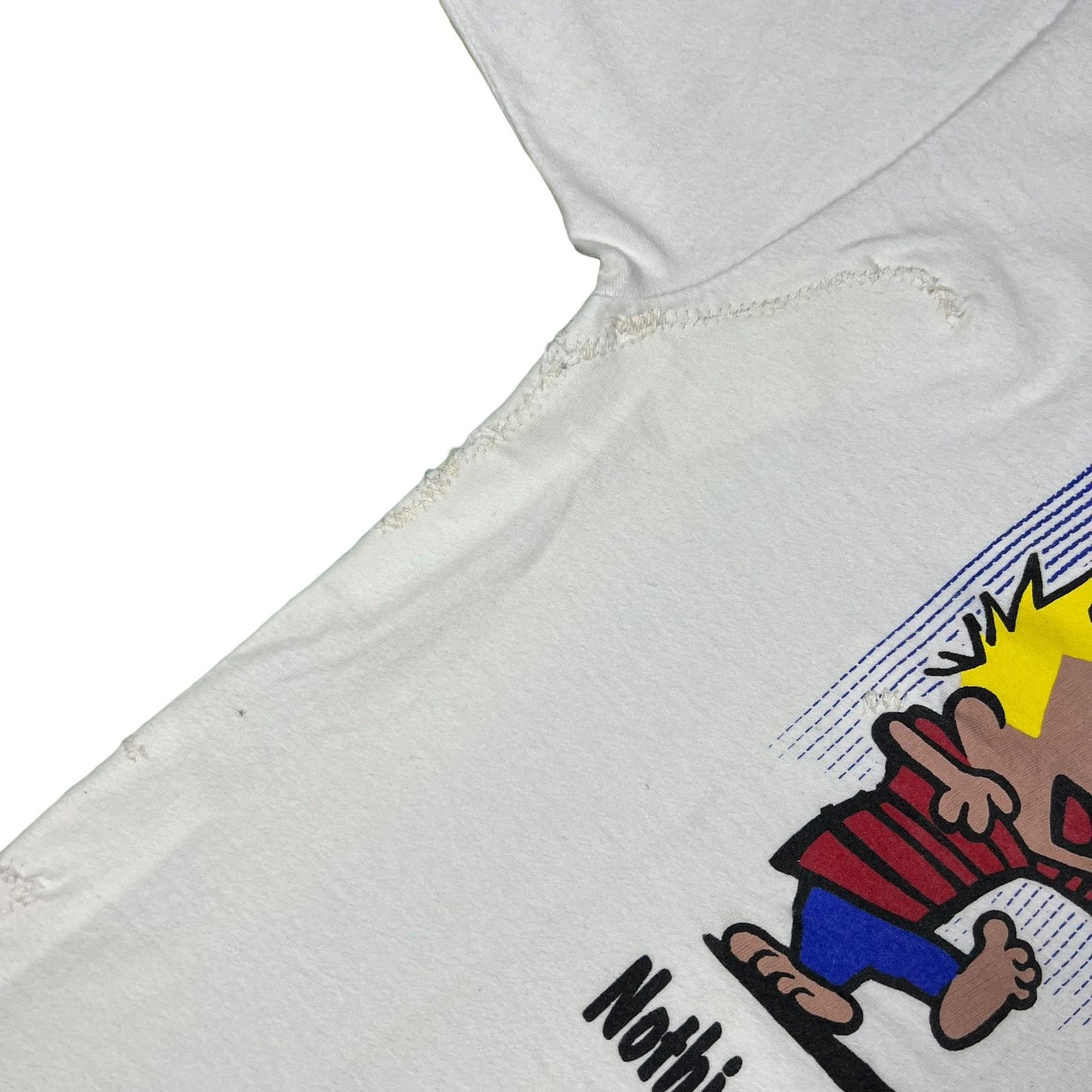 Band Tees × Grateful Dead × Vintage 1990s Grateful Dead Calvin & Hobbes He’s Gone band tee Size US XL / EU 56 / 4 - 6 Thumbnail
