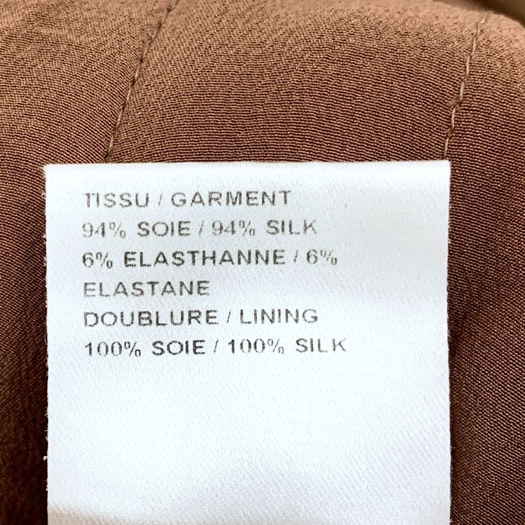 Chloe CHLOE French Made Marron Rouge Silk Elastane Casual Pants Si Size 36" / US 14 / IT 50 - 3 Thumbnail
