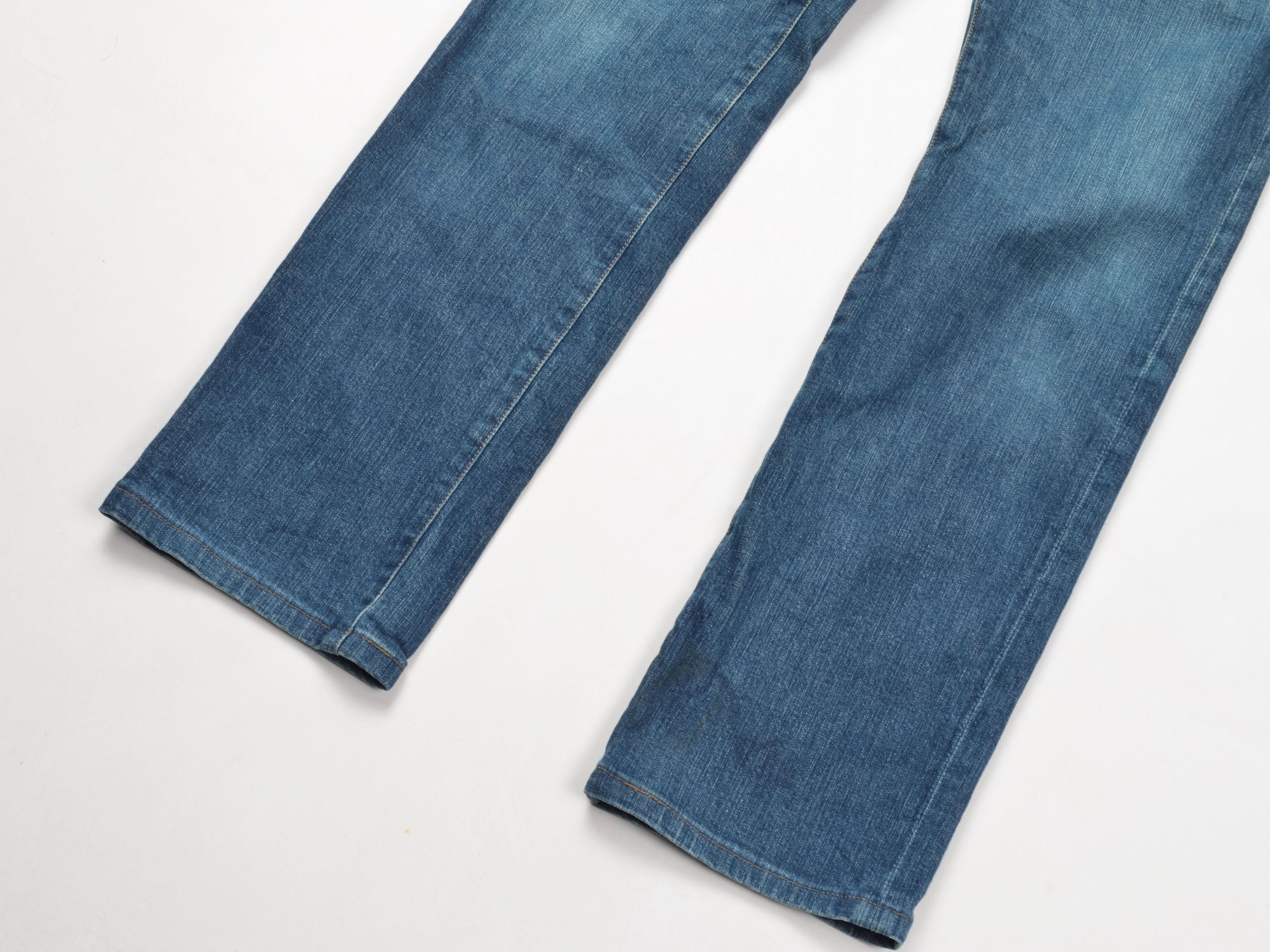 Japanese Brand Custom Culture Japanese Straight Blue Denim Jeans Size US 32 / EU 48 - 3 Thumbnail