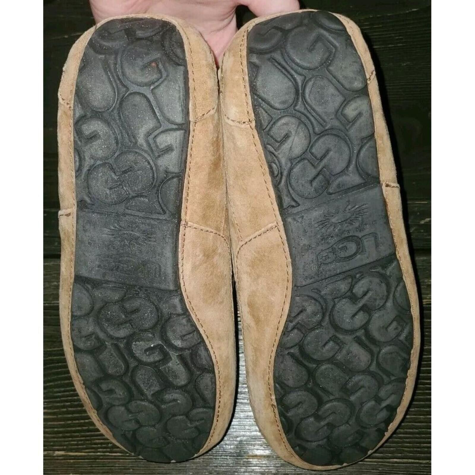 Ugg UGG Suede Leather Moccasin Slippers Size US 8 / EU 41 - 4 Thumbnail