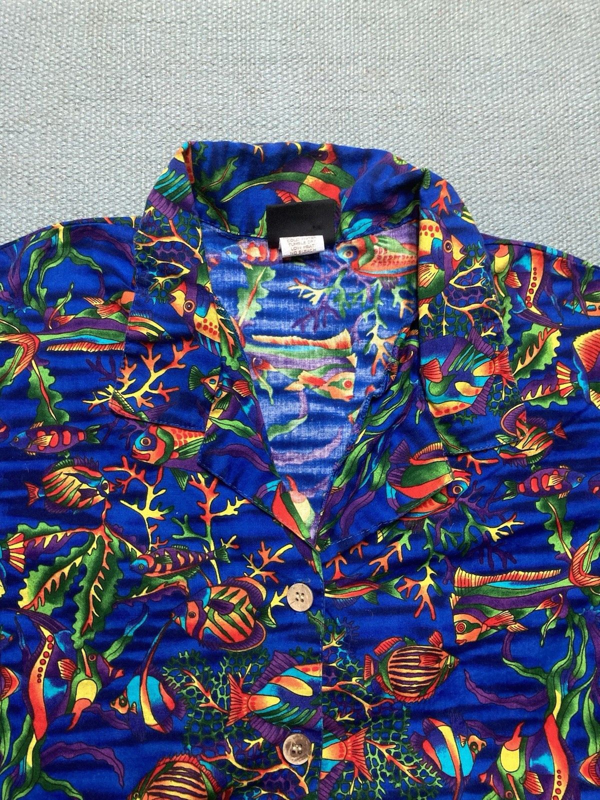 Vintage Vintage hawaiian shirt toucan dance fish tropical medium Size US M / EU 48-50 / 2 - 3 Thumbnail
