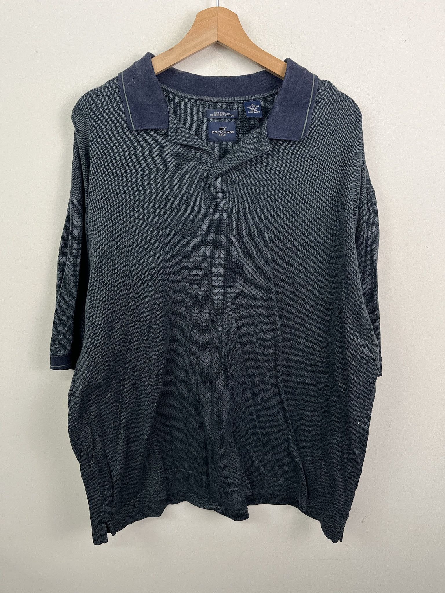 Nike Vintage Golf Polo Shirt Dockers 60's Two Ply Cotton Polo Golf Shirt Size XL Size US XL / EU 56 / 4 - 1 Thumbnail